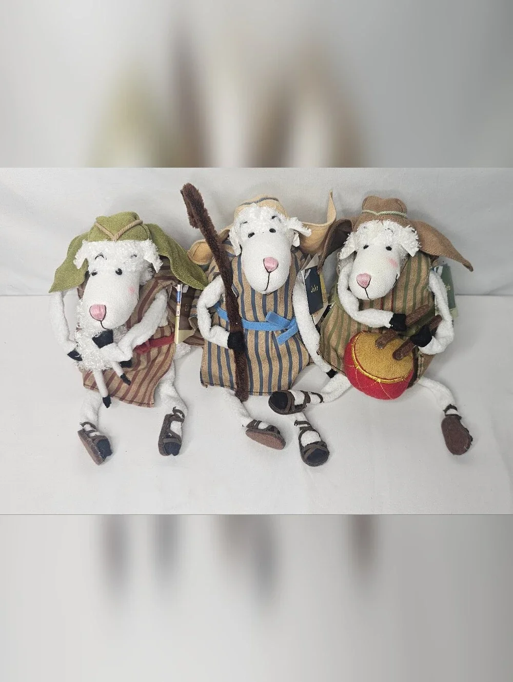 DaySpring Collectors Addition Really Woolly Sheep Jake, Eli & Zeb Vintage 2005